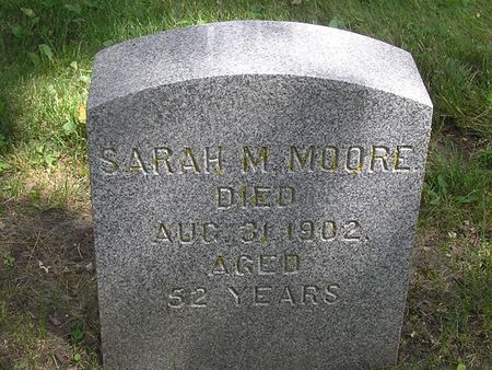 MOORE, SARAH M. - Delaware County, Iowa | SARAH M. MOORE 