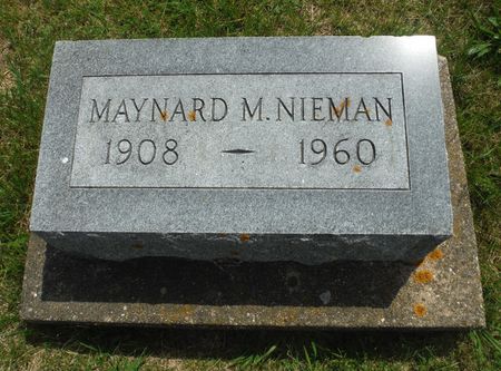 NIEMAN, MAYNARD M. - Delaware County, Iowa | MAYNARD M. NIEMAN 