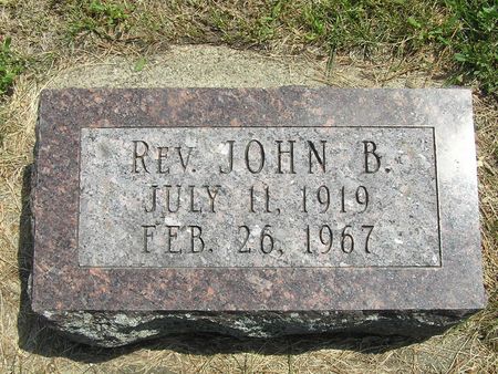 NIEMAN, REV. JOHN B. - Delaware County, Iowa | REV. JOHN B. NIEMAN 