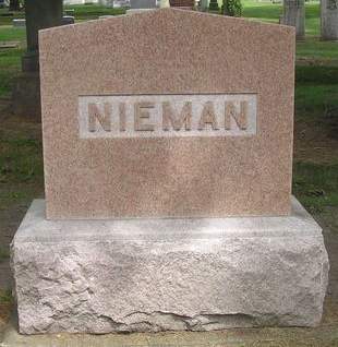 NIEMAN, FAMILY MONUMENT - Delaware County, Iowa | FAMILY MONUMENT NIEMAN 