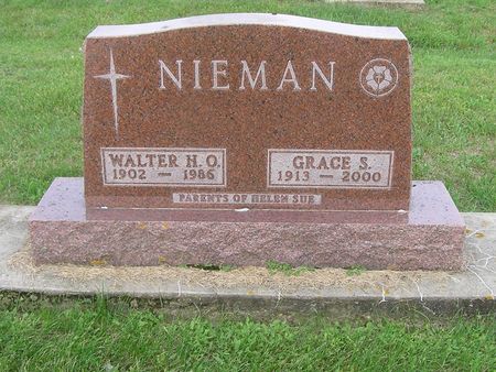 NIEMAN, GRACE - Delaware County, Iowa | GRACE NIEMAN 