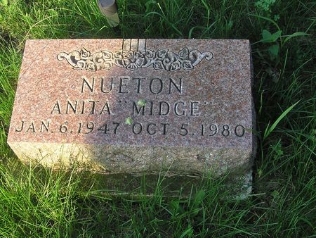 NUETON, ANITA MIDGE - Delaware County, Iowa | ANITA MIDGE NUETON 