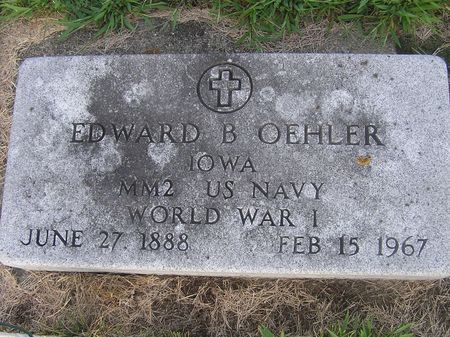OEHLER, EDWARD B. - Delaware County, Iowa | EDWARD B. OEHLER 