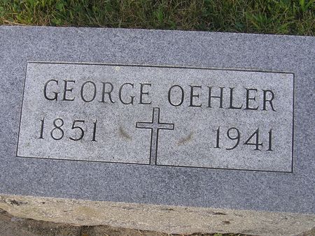 OEHLER, GEORGE - Delaware County, Iowa | GEORGE OEHLER 