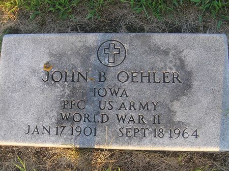 OEHLER, JOHN B. - Delaware County, Iowa | JOHN B. OEHLER 