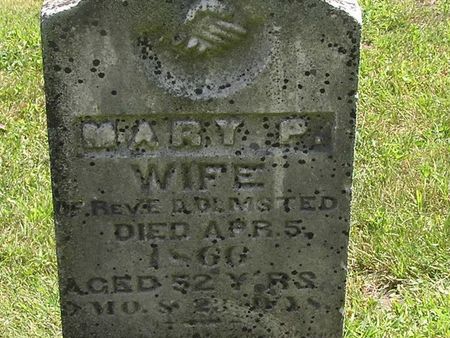 OLMSTED, MARY P. - Delaware County, Iowa | MARY P. OLMSTED 