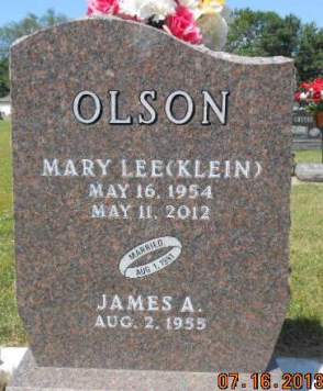 OLSON, MARY LEE - Delaware County, Iowa | MARY LEE OLSON 