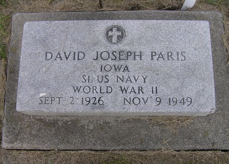 PARIS, DAVID - Delaware County, Iowa | DAVID PARIS 