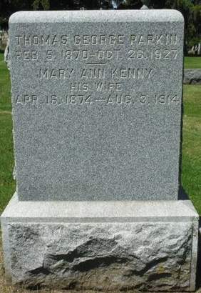 KENNY PARKIN, MARY ANN - Delaware County, Iowa | MARY ANN KENNY PARKIN 