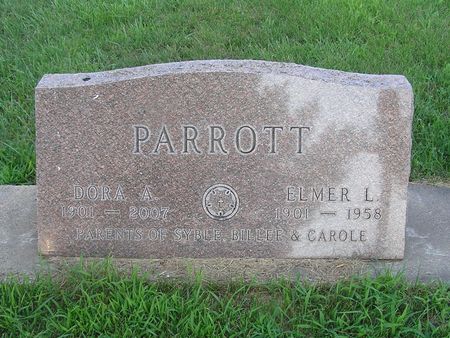 PARROTT, DORA A. - Delaware County, Iowa | DORA A. PARROTT 