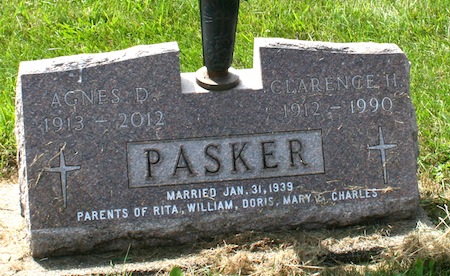 PASKER, AGNES D. - Delaware County, Iowa | AGNES D. PASKER 