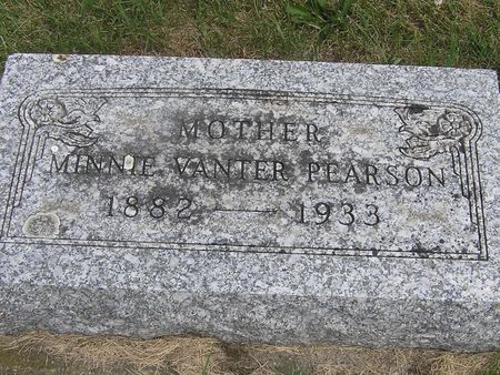 VANTER PEARSON, MINNIE - Delaware County, Iowa | MINNIE VANTER PEARSON 
