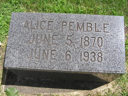 PEMBLE, ALICE - Delaware County, Iowa | ALICE PEMBLE 