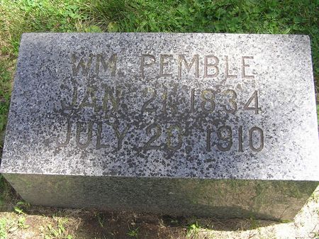 PEMBLE, WM. - Delaware County, Iowa | WM. PEMBLE 