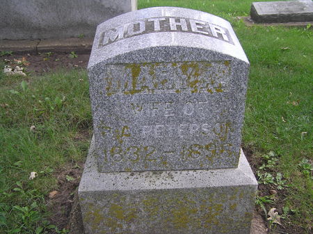 PETERSON, MARY A. - Delaware County, Iowa | MARY A. PETERSON 