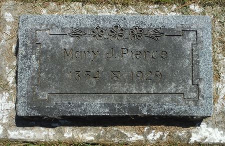 PIERCE, MARY J. - Delaware County, Iowa | MARY J. PIERCE 