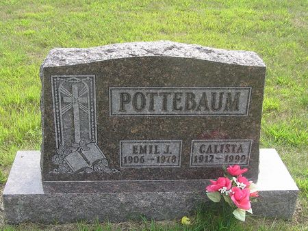 POTTEBAUM, CALISTA - Delaware County, Iowa | CALISTA POTTEBAUM 