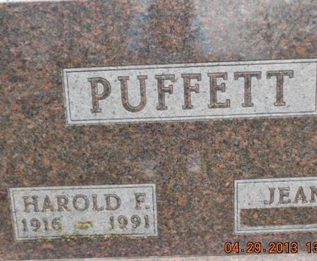 PUFFETT, HAROLD F. - Delaware County, Iowa | HAROLD F. PUFFETT 