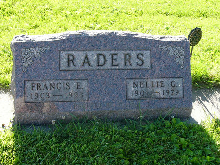GEARHART RADERS, NELLIE G. - Delaware County, Iowa | NELLIE G. GEARHART RADERS 