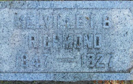 RICHMOND, MELVILLE IRVING BROOKS - Delaware County, Iowa | MELVILLE IRVING BROOKS RICHMOND 