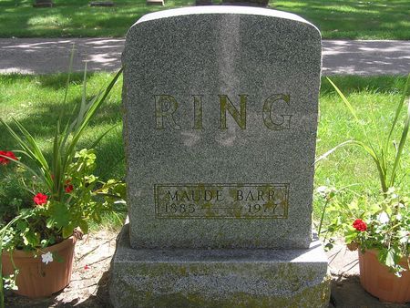 BARR RING, MAUDE - Delaware County, Iowa | MAUDE BARR RING 
