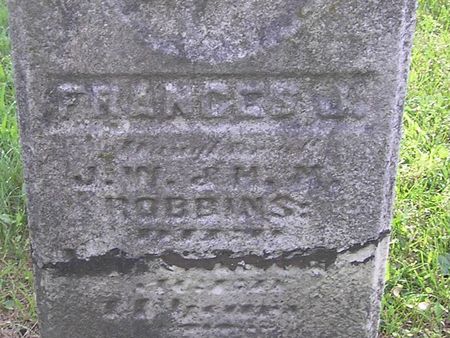 ROBBINS, FRANCES U. - Delaware County, Iowa | FRANCES U. ROBBINS 