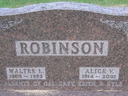 ROBINSON, WALTER L. - Delaware County, Iowa | WALTER L. ROBINSON 