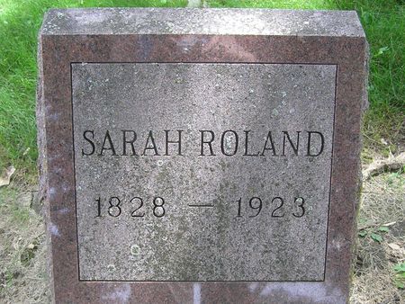 ROLAND, SARAH - Delaware County, Iowa | SARAH ROLAND 