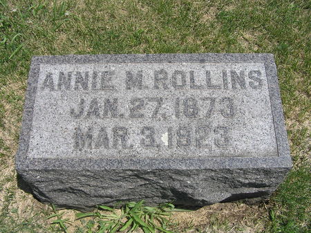 ROLLINS, ANNIE - Delaware County, Iowa | ANNIE ROLLINS 