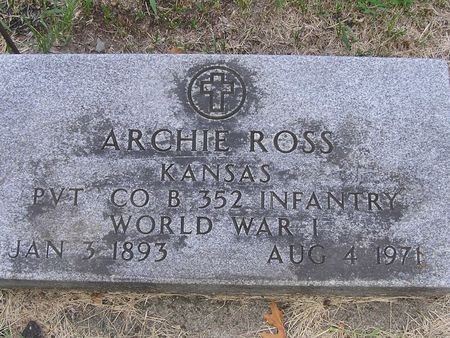 ROSS, ARCHIE - Delaware County, Iowa | ARCHIE ROSS 