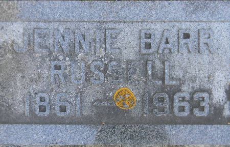 BARR RUSSELL, JENNIE - Delaware County, Iowa | JENNIE BARR RUSSELL 