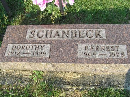 SCHANBECK, DOROTHY - Delaware County, Iowa | DOROTHY SCHANBECK 