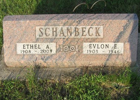 SCHANBECK, EVLON E. - Delaware County, Iowa | EVLON E. SCHANBECK 