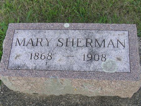 SCHERMAN, MARY - Delaware County, Iowa | MARY SCHERMAN 