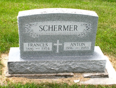 KLOSTERMANN SCHERMER, FRANCES - Delaware County, Iowa | FRANCES KLOSTERMANN SCHERMER 