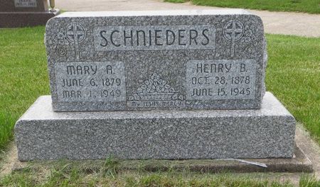 SCHNIEDERS, HENRY B. - Delaware County, Iowa | HENRY B. SCHNIEDERS 