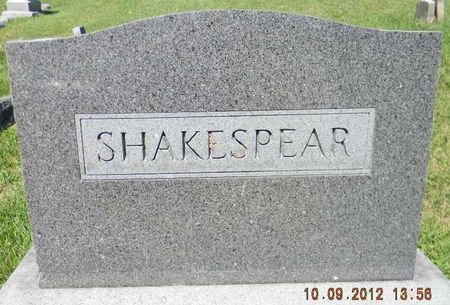 SHAKESPEAR, FAMILY STONE - Delaware County, Iowa | FAMILY STONE SHAKESPEAR 