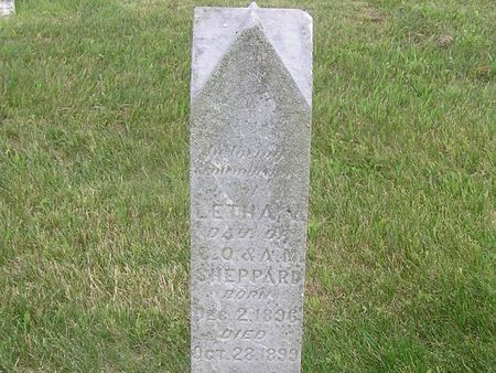 SHEPPARD, LETHA - Delaware County, Iowa | LETHA SHEPPARD 