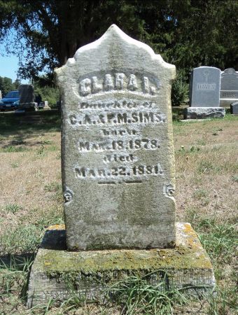 SIMS, CLARA I. - Delaware County, Iowa | CLARA I. SIMS 