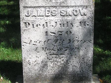 SNOW, JAMES - Delaware County, Iowa | JAMES SNOW 