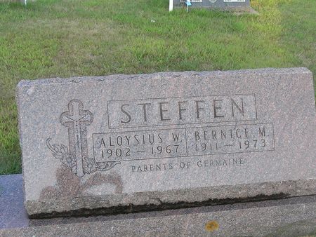 STEFFEN, BERNICE M. - Delaware County, Iowa | BERNICE M. STEFFEN 