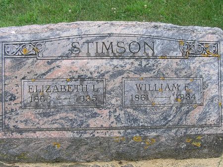 STIMSON, WILLIAM F. - Delaware County, Iowa | WILLIAM F. STIMSON 