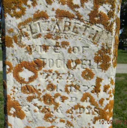 STOCKWELL, ELIZABETH - Delaware County, Iowa | ELIZABETH STOCKWELL 