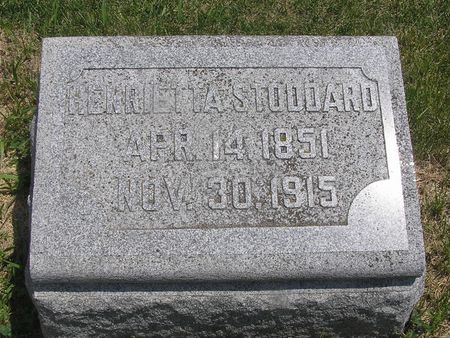 STODDARD, HENRIETTA - Delaware County, Iowa | HENRIETTA STODDARD 