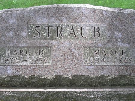 STRAUB, MADGE - Delaware County, Iowa | MADGE STRAUB 