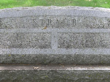 STRAUB, MABEL - Delaware County, Iowa | MABEL STRAUB 