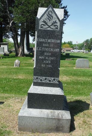 STRICKLAND, E. GRACE MERRIAM - Delaware County, Iowa | E. GRACE MERRIAM STRICKLAND 