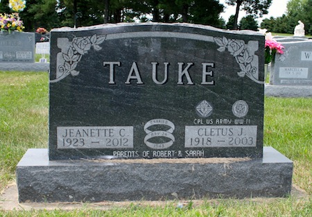 TAUKE, JEANETTE C. - Delaware County, Iowa | JEANETTE C. TAUKE 