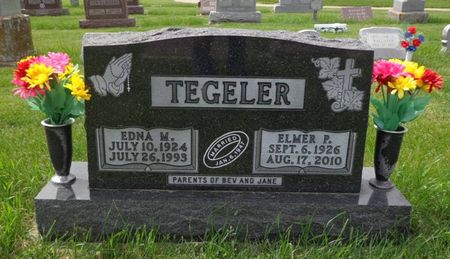 TEGELER, ELMER P. - Delaware County, Iowa | ELMER P. TEGELER 