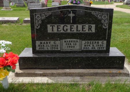TEGELER, JOSEPH C. - Delaware County, Iowa | JOSEPH C. TEGELER 